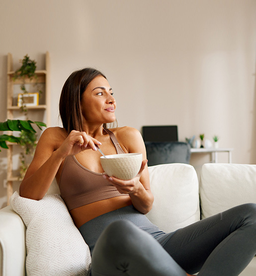 Femetry blog woman eating