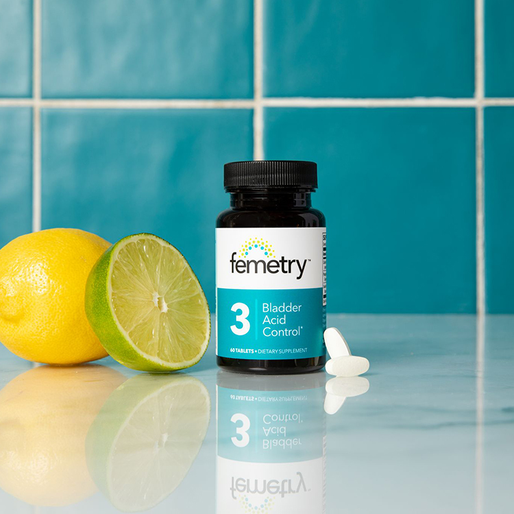 Bladder acid control lifestyle display