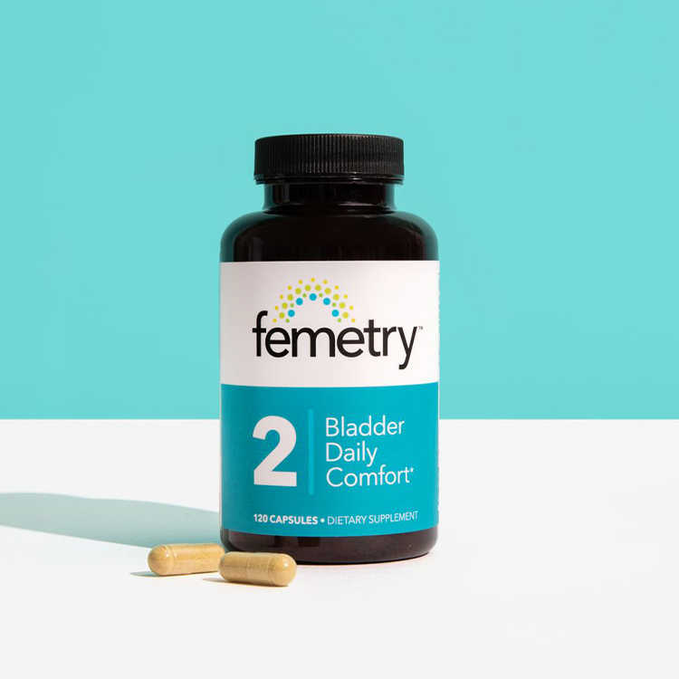 Daily bladder comfort product display